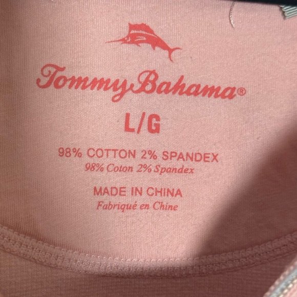 Tommy Bahama Light Pink Women's Thick Cotton Zip Up Size Large - Picture 3 of 6